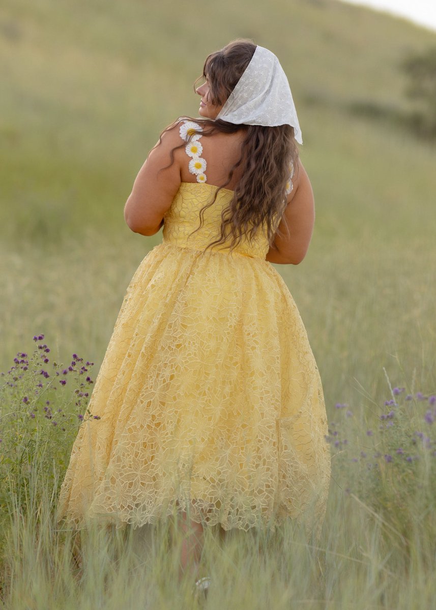 Daisy Days Dress - MISMIJK2438-W-YLW-00