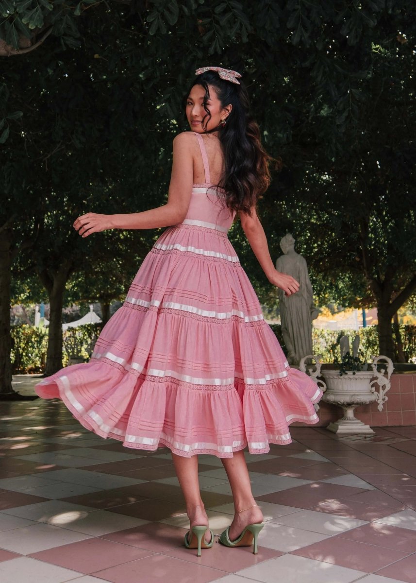 Delores Dress in Pink - MISMIJK23059-W-PNK-XXS