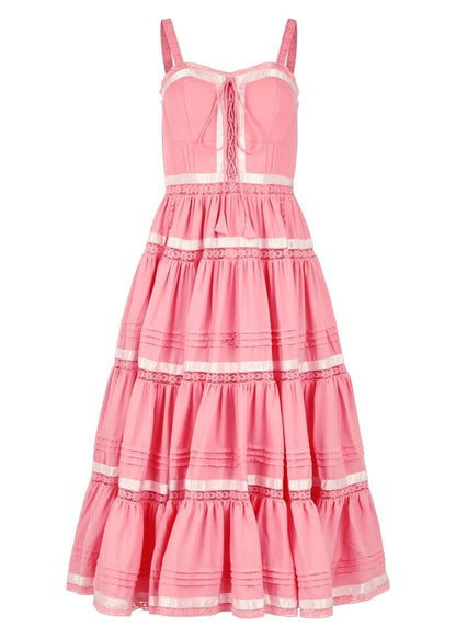 Delores Dress in Pink - MISMIJK23059-W-PNK-XXS