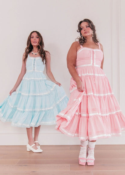 Delores Dress in Pink - MISMIJK23059-W-PNK-XXS