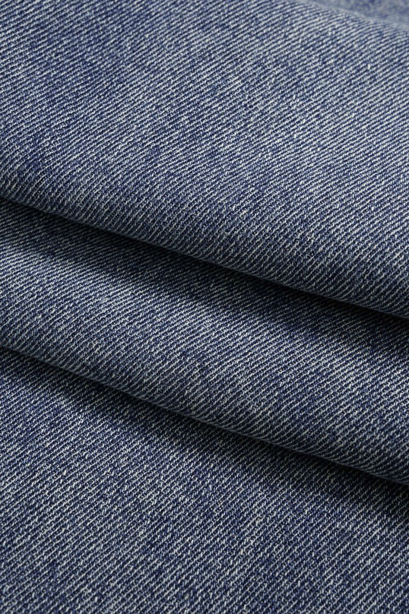 Denim Patchwork Barrel Jeans - MISMIMCWNJ2503240029-LIGHT WASH BLUE-XS