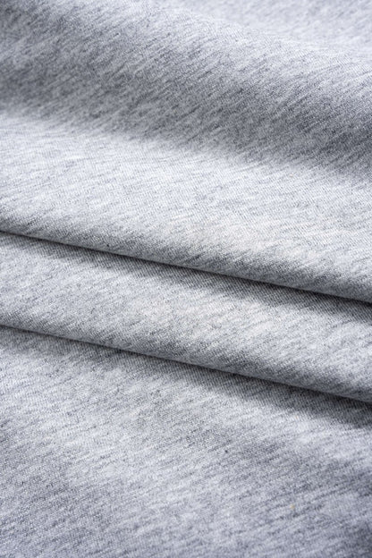 Denim Patchwork Drawstring Asymmetrical Pants - MISMIMCWBT2510090050-LIGHT GRAY-XS