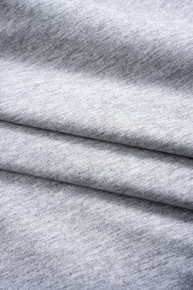 Denim Patchwork Drawstring Asymmetrical Pants - MISMIMCWBT2510090050-LIGHT GRAY-XS