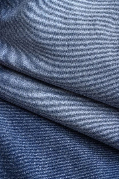 Denim Washed Wide Leg Barrel Jeans - MISMIMCWNJ2411140046-BABY BLUE-XS