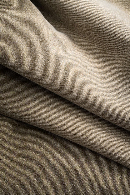 Denim Washed Wide Leg Barrel Jeans - MISMIMCWNJ2411140046-MUSTARD-XS