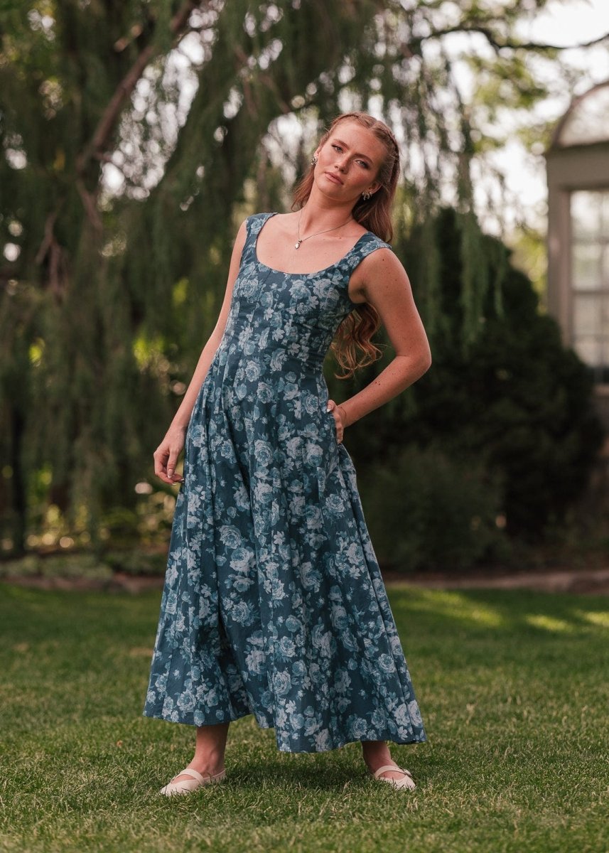 Dolly Dress - MISMIJK2477-W-BLU-XXS