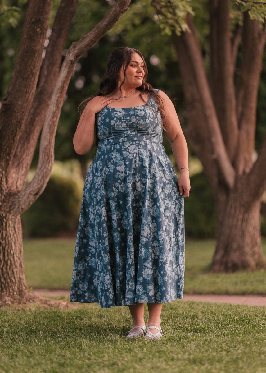 Dolly Dress - MISMIJK2477-W-BLU-XXS