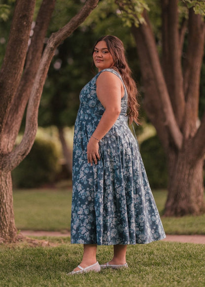 Dolly Dress - MISMIJK2477-W-BLU-XXS