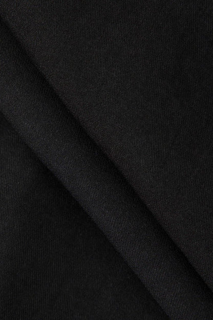 Draped Wrap Straight Leg Suit Pants - MISMIMCWBP2304150032-BLACK-XS