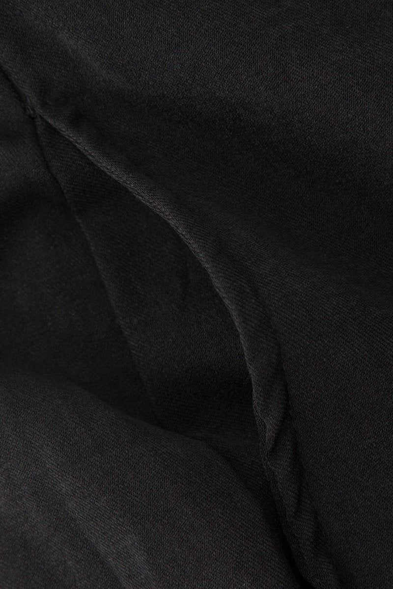 Draped Wrap Straight Leg Suit Pants - MISMIMCWBP2304150032-BLACK-XS