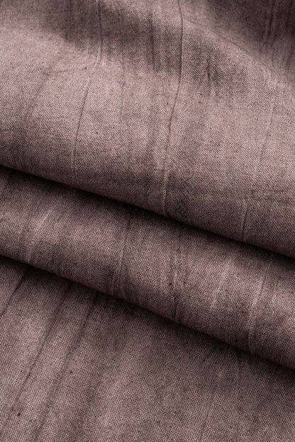 Drawstring High Waist Linen Barrel Trousers - MISMIMCWBT2503270102-PALE MAUVE-XS