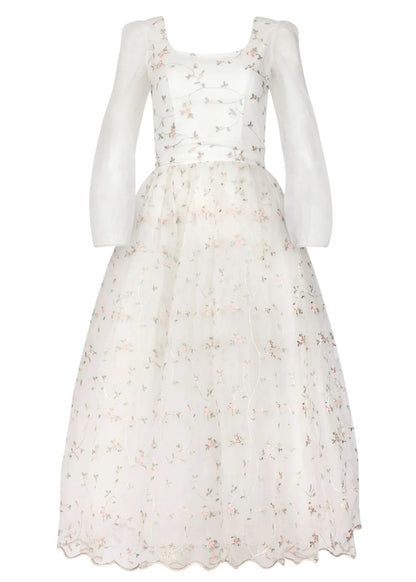 Eira Dress - MISMIJK24150-W-WHT-XXS