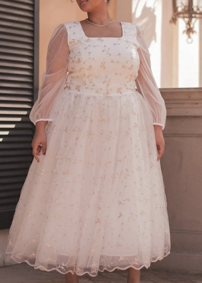 Eira Dress - MISMIJK24150-W-WHT-XXS