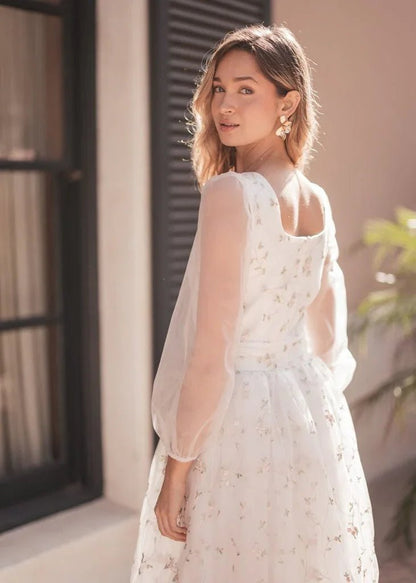 Eira Dress - MISMIJK24150-W-WHT-XXS