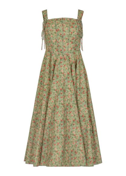 Elise Dress - MISMIJK2442-W-GRN-00