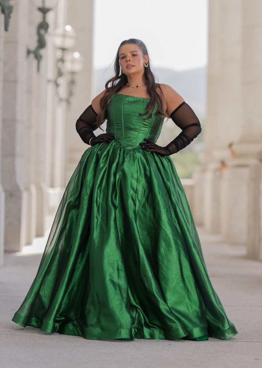 Emerald Dress - MISMIJK2480-W-GRN-00