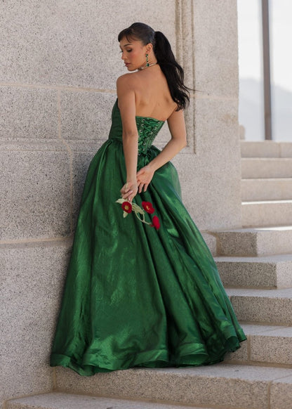 Emerald Dress - MISMIJK2480-W-GRN-00