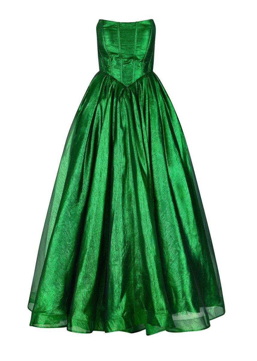 Emerald Dress - MISMIJK2480-W-GRN-00