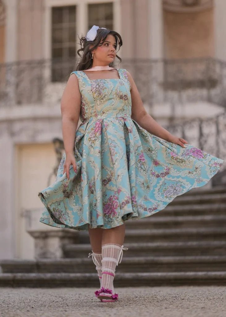 Emery Dress - MISMIJK24187-W-BLU-XXS