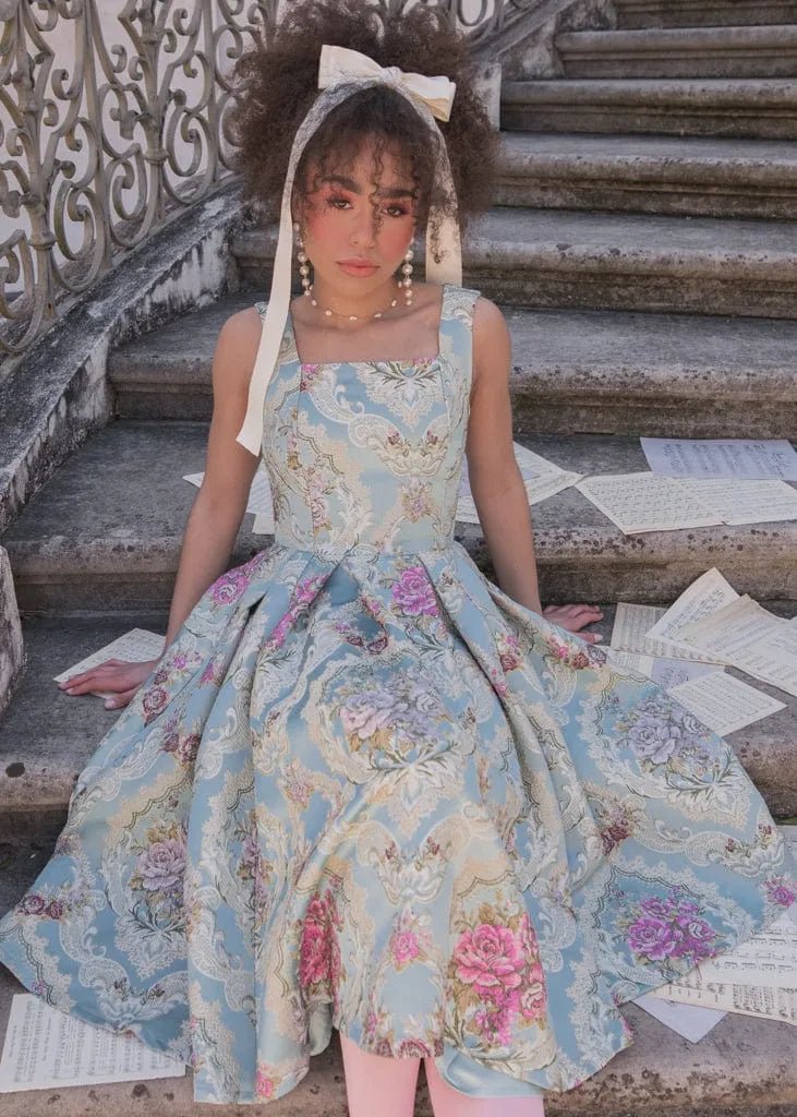 Emery Dress - MISMIJK24187-W-BLU-XXS