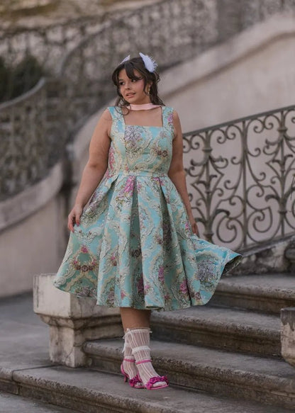 Emery Dress - MISMIJK24187-W-BLU-XXS