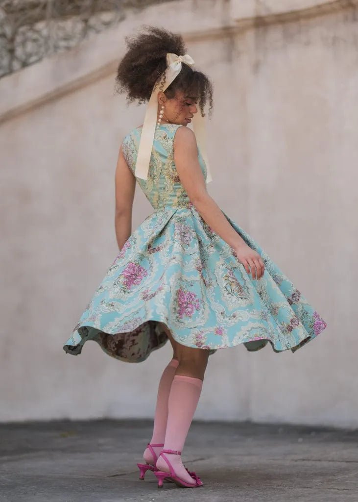 Emery Dress - MISMIJK24187-W-BLU-XXS