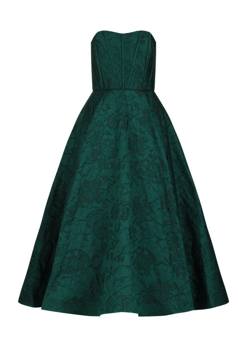 Enchanted Dress - MISMIJK2446-W-GRN-00