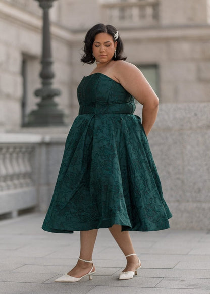 Enchanted Dress - MISMIJK2446-W-GRN-00