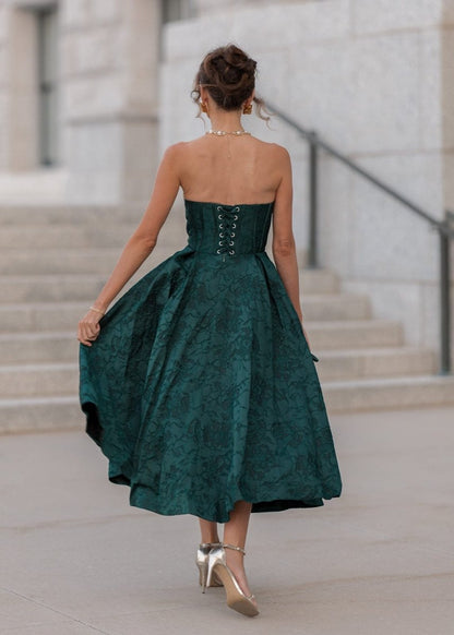 Enchanted Dress - MISMIJK2446-W-GRN-00