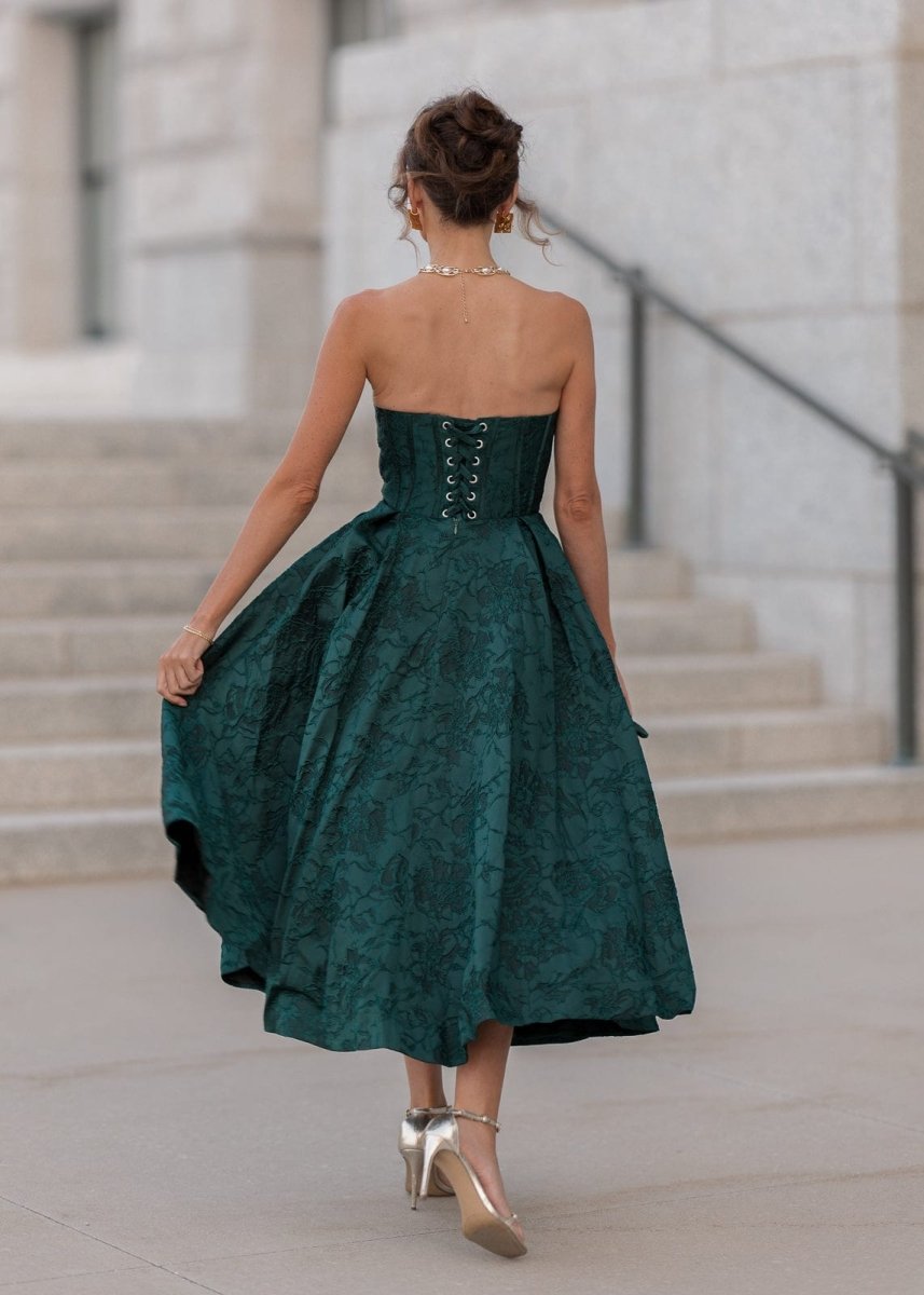 Enchanted Dress - MISMIJK2446-W-GRN-00