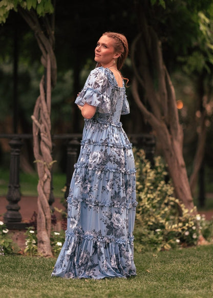 Faeryn Dress - MISMIJK2429-W-BLU-XXS