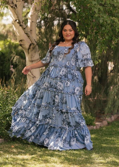 Faeryn Dress - MISMIJK2429-W-BLU-XXS