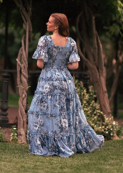 Faeryn Dress - MISMIJK2429-W-BLU-XXS