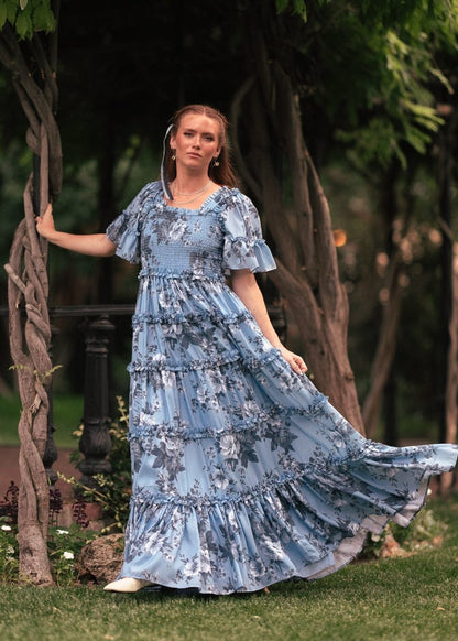 Faeryn Dress - MISMIJK2429-W-BLU-XXS