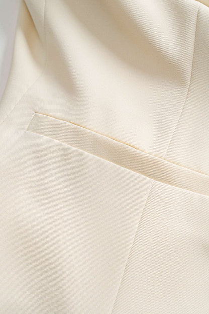 Fake Pocket Tank Top - MISMIMCWTT2502260132-BEIGE-XS