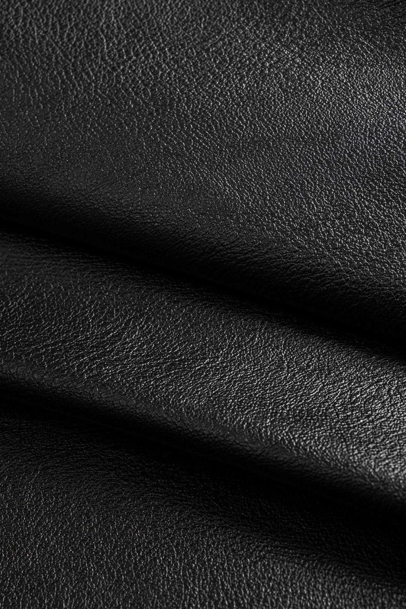 Faux Leather Button Wide Leg Pants - MISMIMCWBT2510130289-BLACK-XS