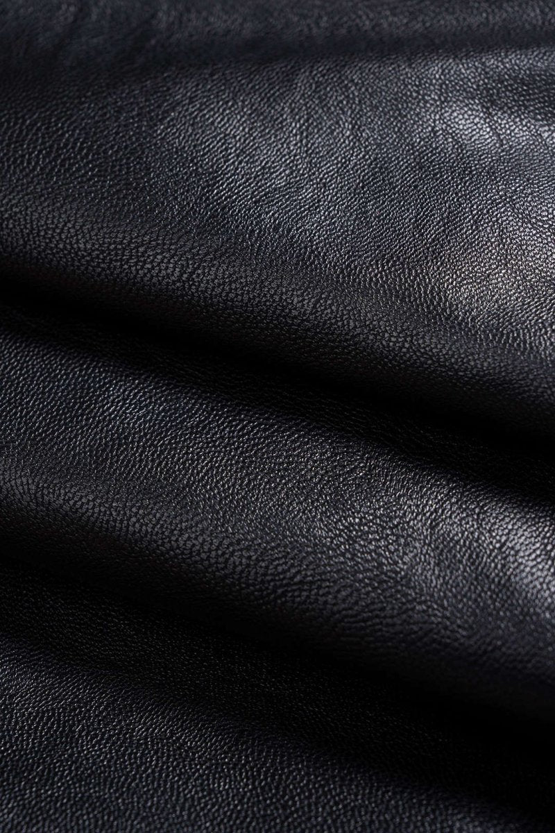 Faux Leather High Waist Skirt - MISMIMCWBK2509020103-BLACK-XS