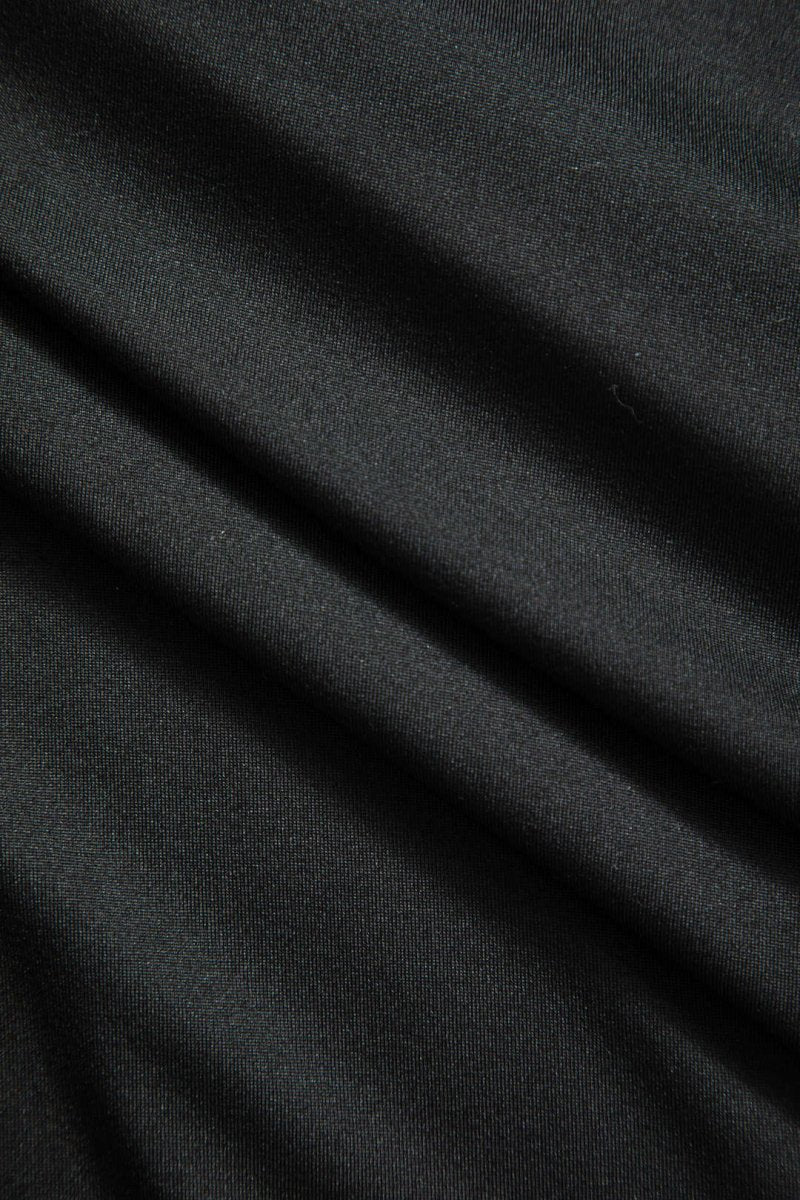 Faux Leather Patchwork Ruched Skirt - MISMIMCWBK2409300025-BLACK-XS