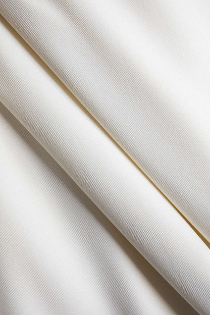 Faux Leather Patchwork Trousers - MISMIMCWBT2411080120-IVORY-XS