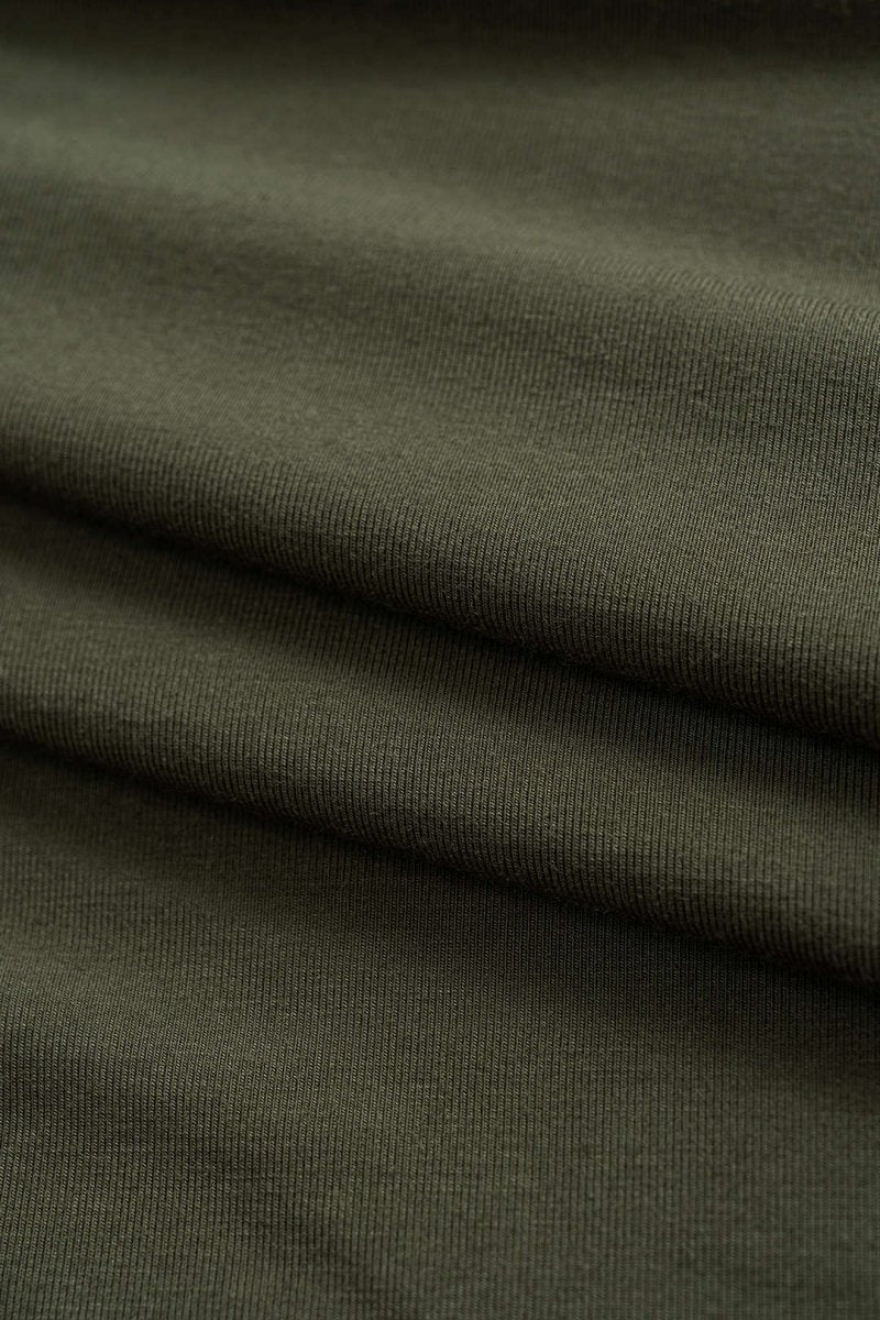 Faux Leather Patchwork Zipper Twist Knot Skirt - MISMIMCWBK2507020062-OLIVE-XS