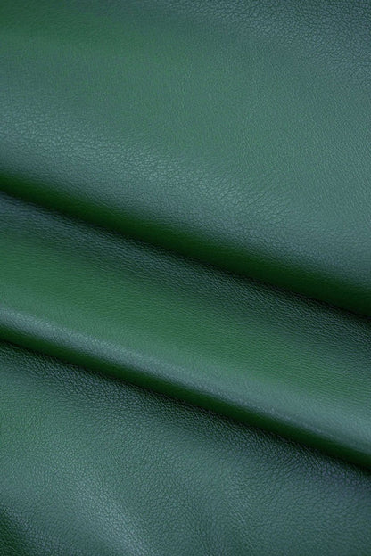 Faux Leather Ruched Twist Knot Sleeveless Mini Dress - MISMIMCWDC2509250119-DARK GREEN-XS