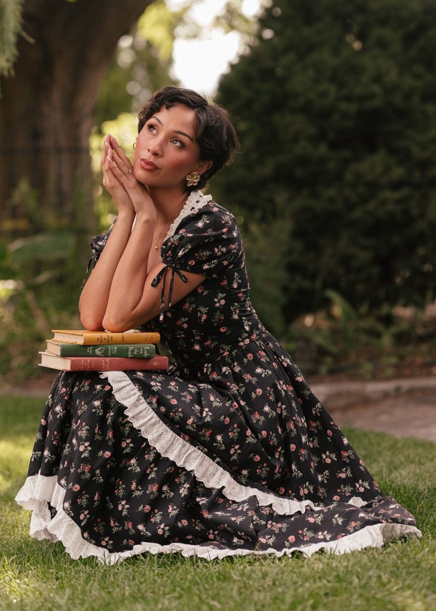 Fawn Dress - MISMIJK2457-W-BLK-XXS