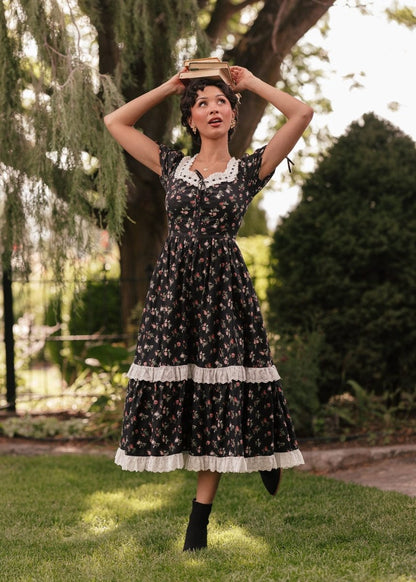 Fawn Dress - MISMIJK2457-W-BLK-XXS