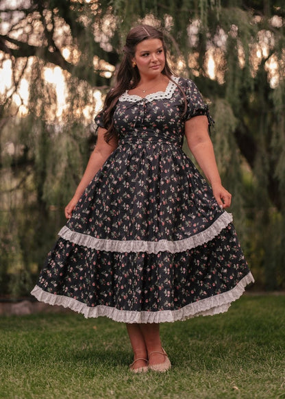 Fawn Dress - MISMIJK2457-W-BLK-XXS