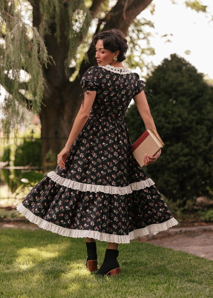 Fawn Dress - MISMIJK2457-W-BLK-XXS