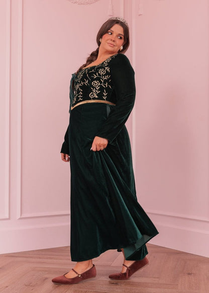 Fiona Dress - MISMIJK3435-W-GRN-XXS