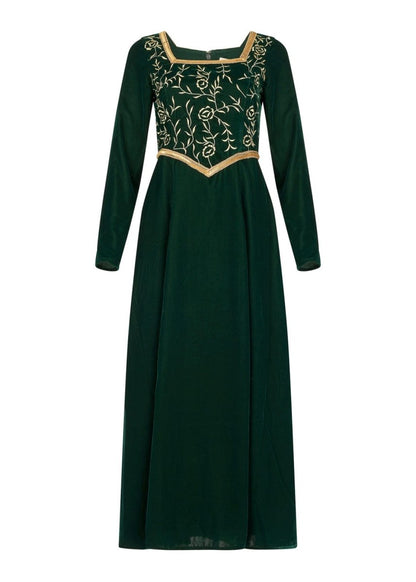 Fiona Dress - MISMIJK3435-W-GRN-XXS