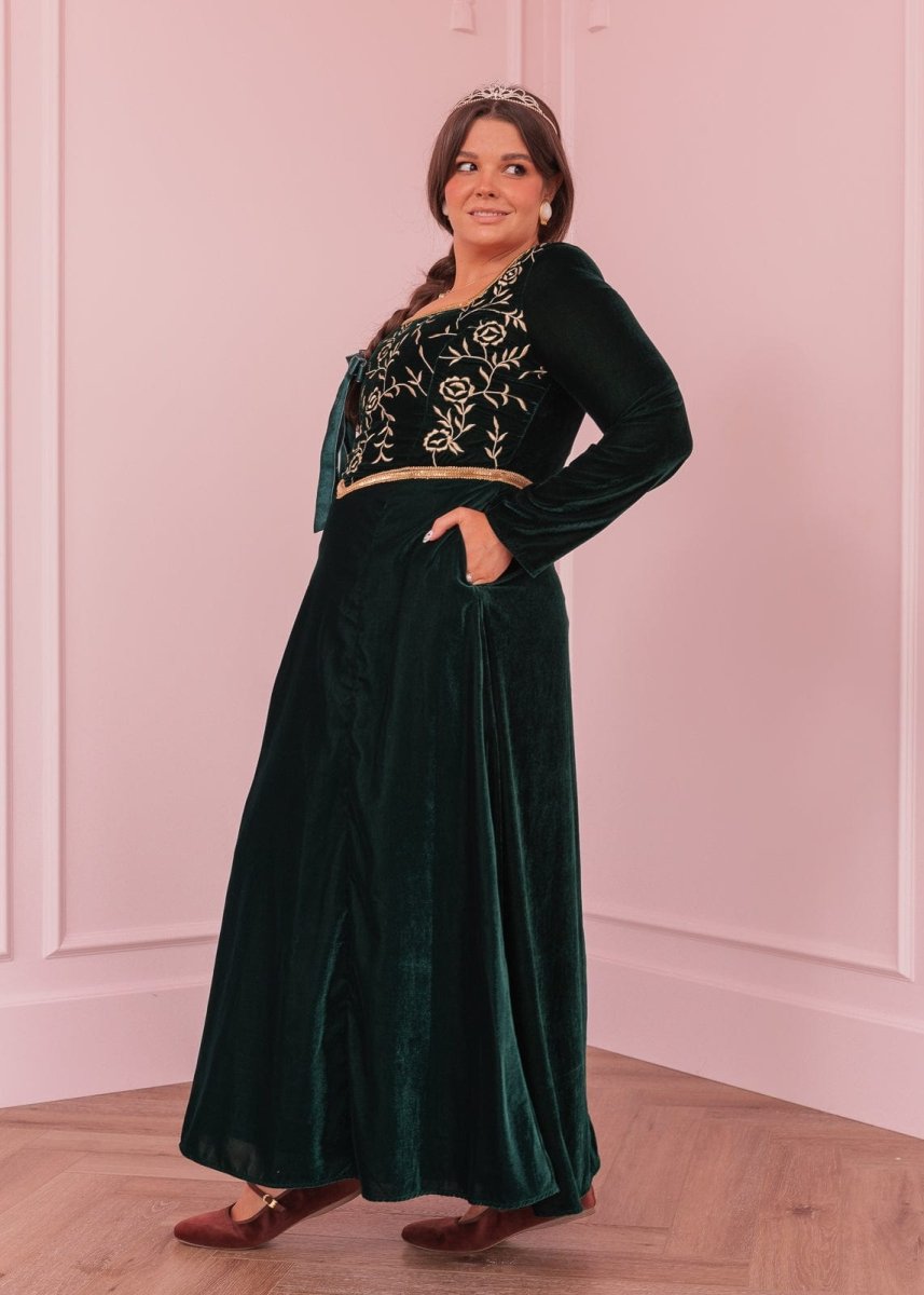 Fiona Dress - MISMIJK3435-W-GRN-XXS