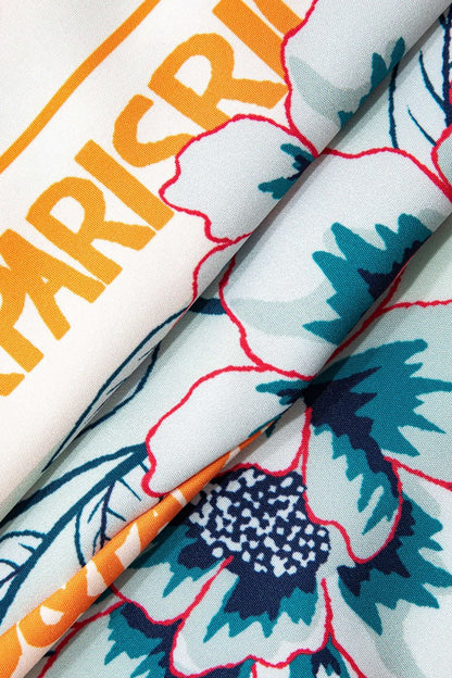 Floral Print Wrap Knot Mini Skirt - MISMIMCWBK2403250023-MULTICOLOR-XXS