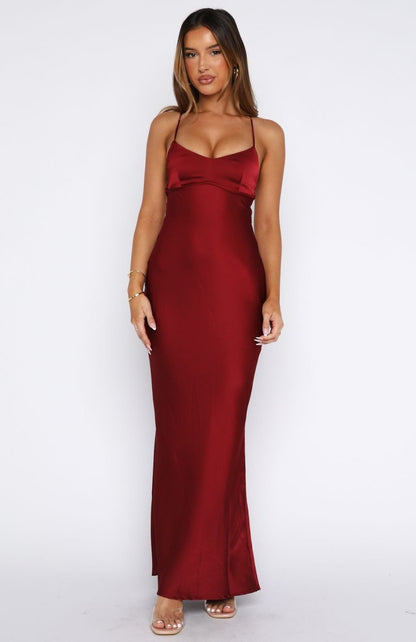 It's Not The Same Maxi Dress Burgundy - MISMIEX1567-3-XXS
